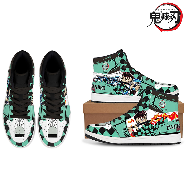 Anime Cosplay Tanjiro - Scarpe personalizzate Demon Slayer Anime, sneakers