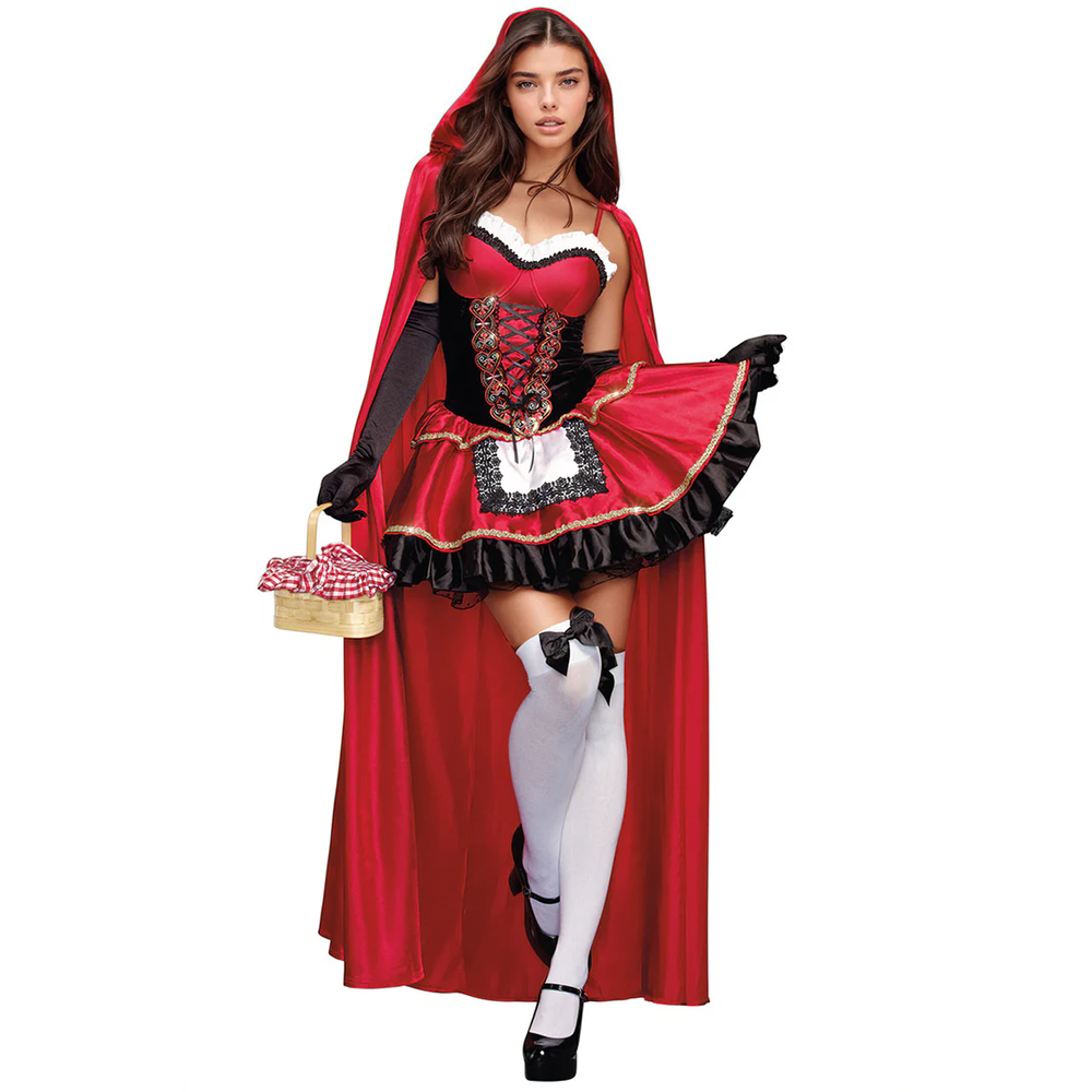 Anime Cosplay Little Girl - Costume da Cappuccetto Rosso da donna