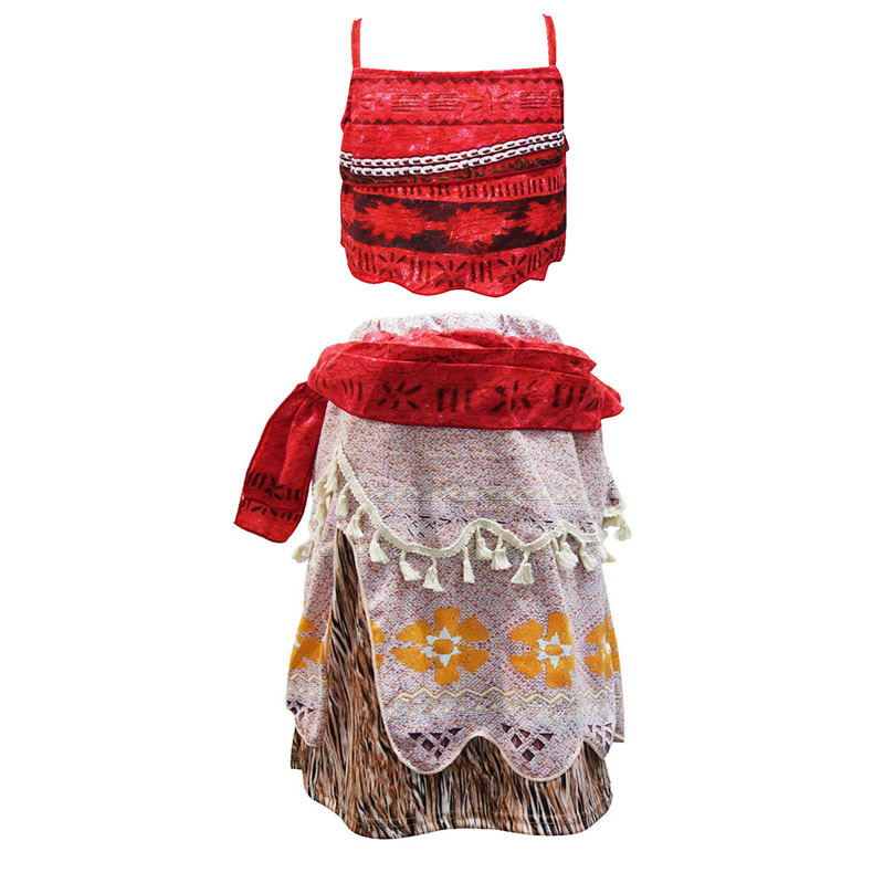 Anime Cosplay Little Girl - Anime MOANA Costume Cosplay Bambine Costume