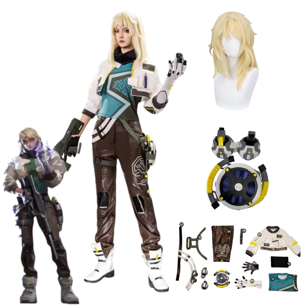 Anime Cosplay Women - Costume Cosplay Deadlock VALORANT, Abiti e
