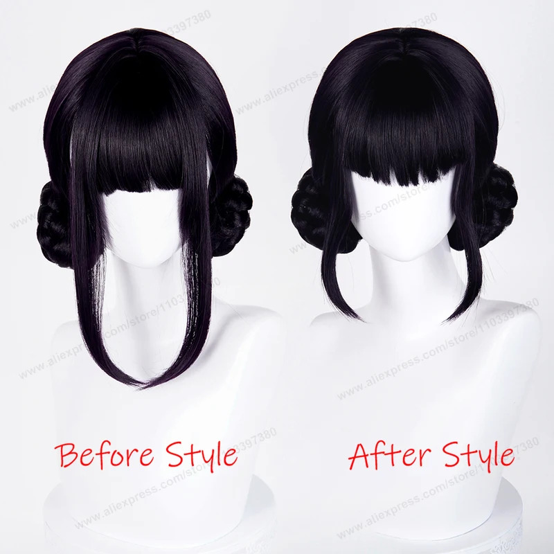 Anime Zoey Cosplay - Parrucca cosplay Zoey parrucche sintetiche nere