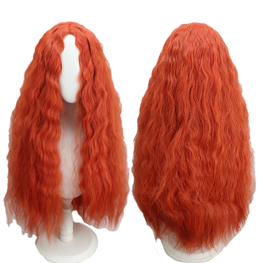 Anime Cosplay Orange Hair - Parrucca cosplay Malenia, capelli ricci arancione