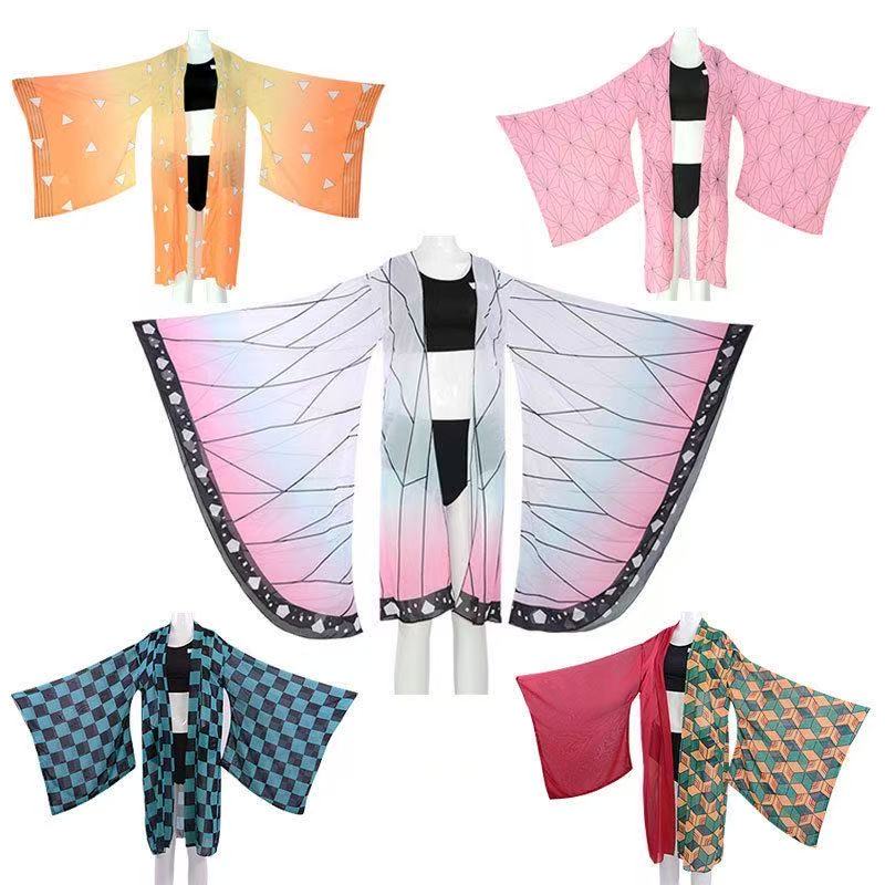 Anime Cosplay Tanjiro - Set Costume da Bagno Ispirato agli
