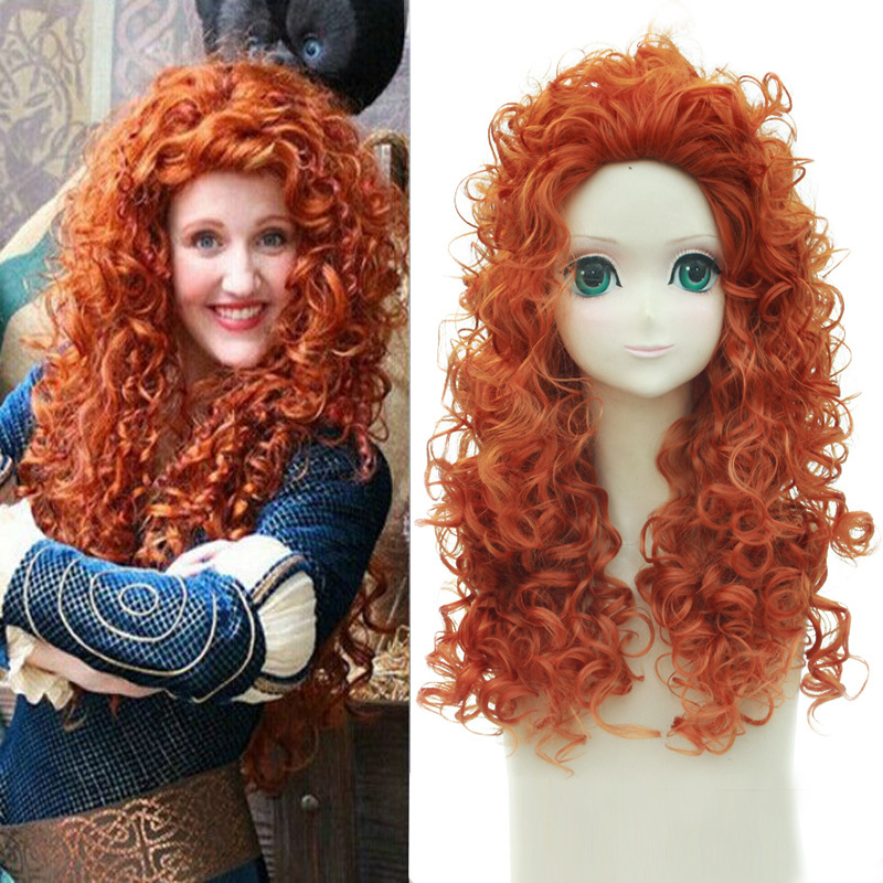 Parrucche anime Brave Legend B - Anime Cosplay Orange Hair recensione e prezzo