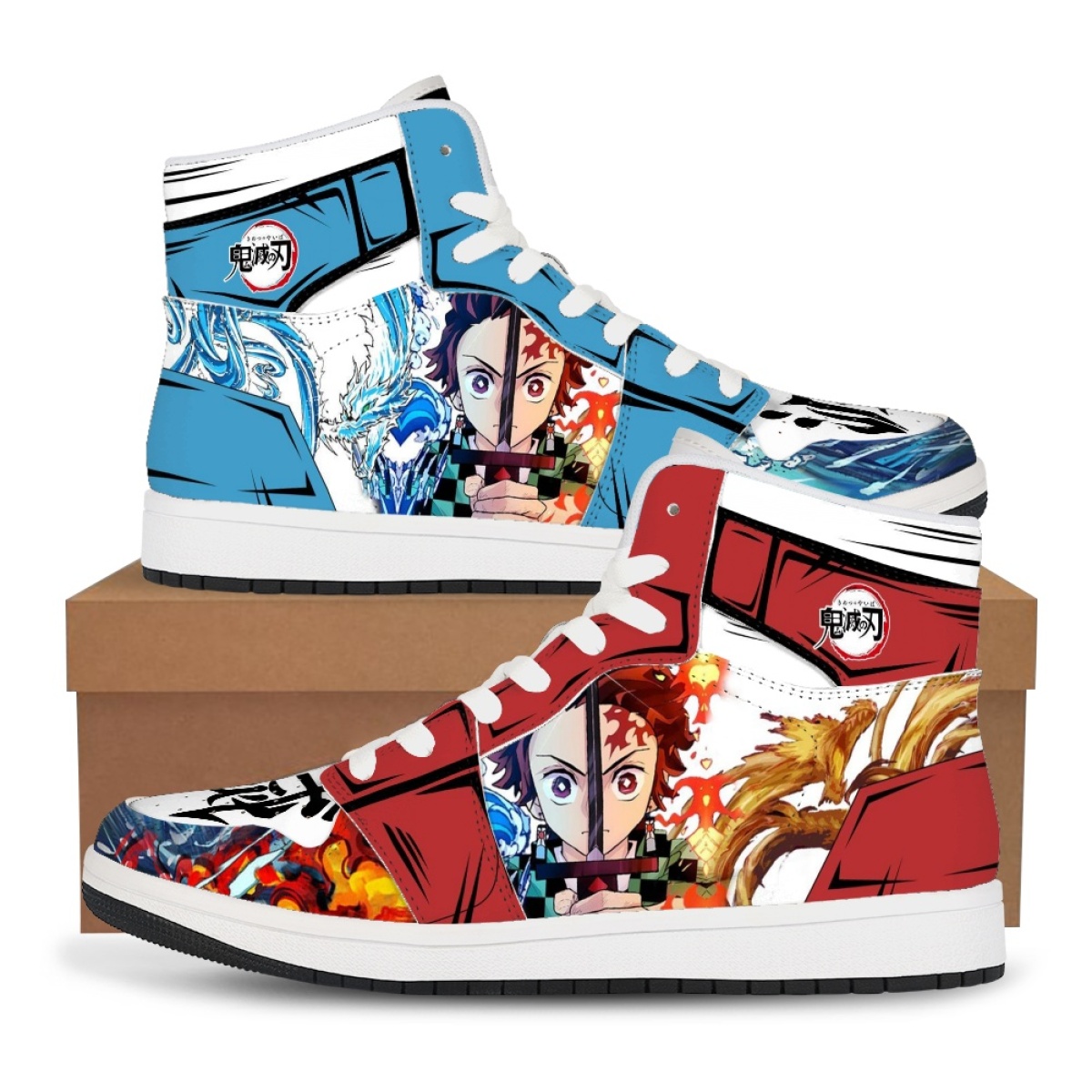 Sneakers alte a tema anime Dem - Anime Cosplay Tanjiro recensione e prezzo