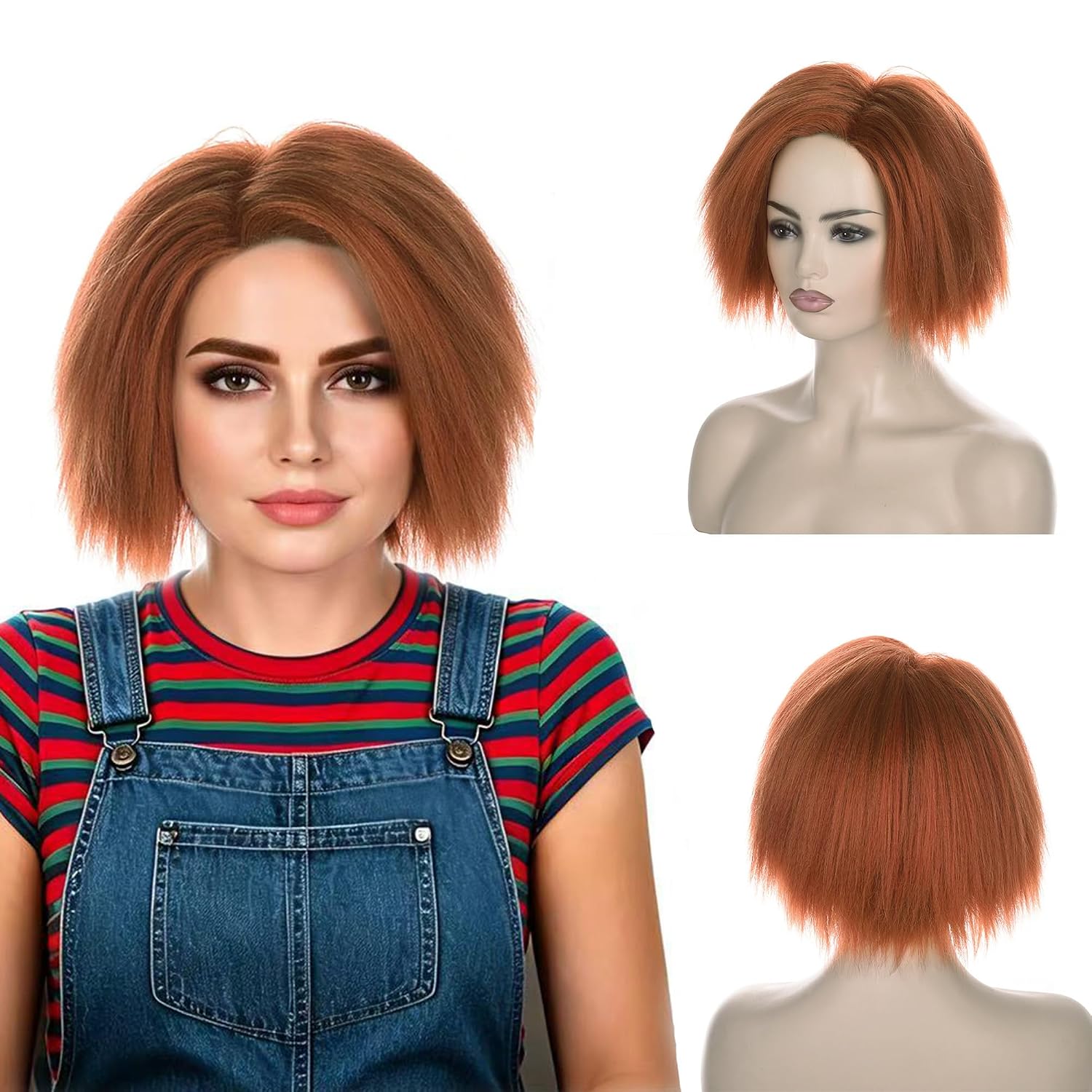 Parrucca Corta Arancione Marro - Anime Cosplay Orange Hair recensione e prezzo