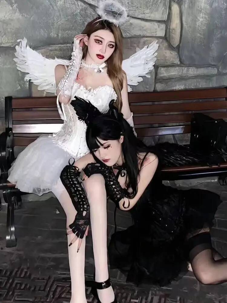 Little Devil Angel Bestie Set  - Anime Cosplay Little Girl recensione e prezzo