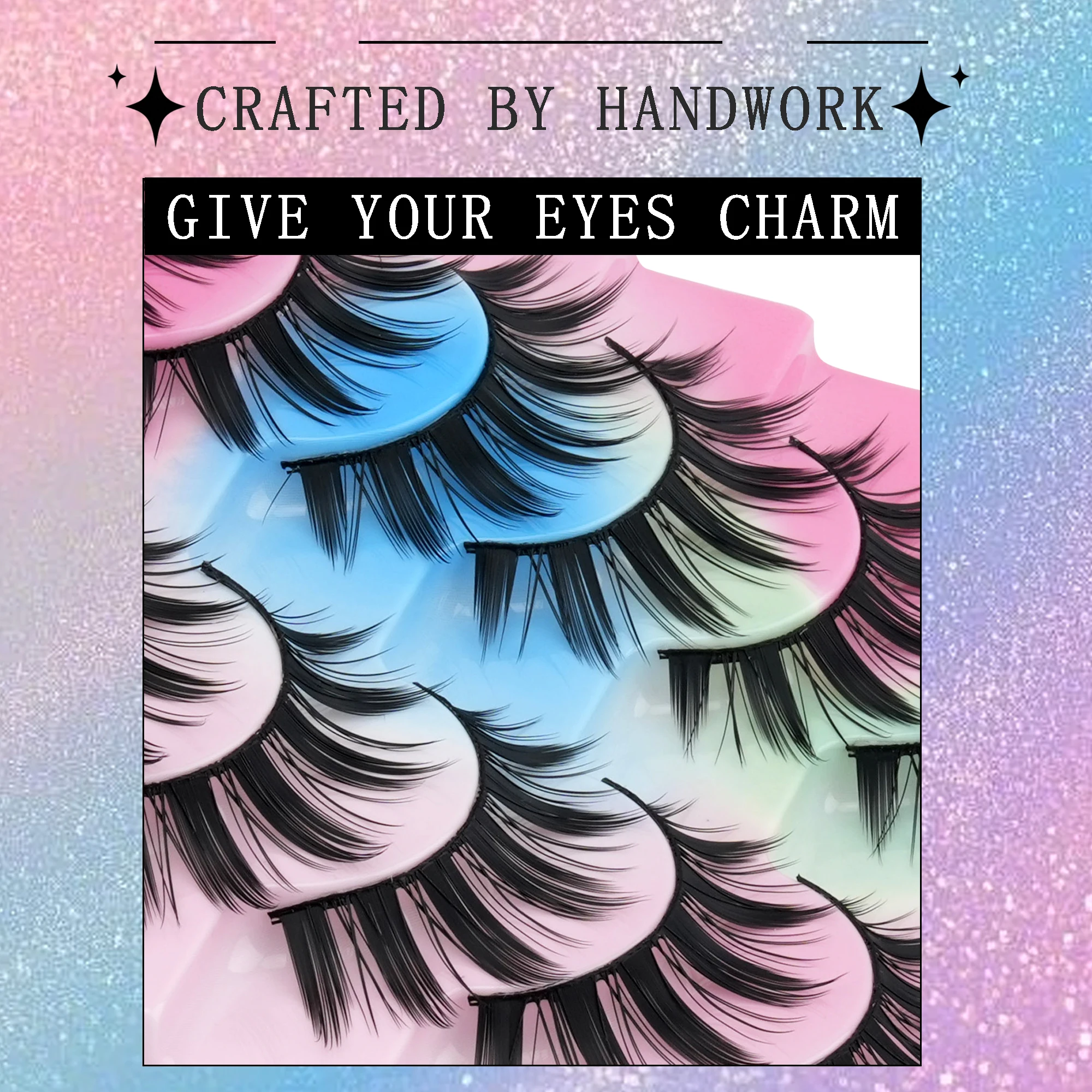 10 paia di ciglia finte in pel - Anime Cosplay Eye Makeup recensione e prezzo